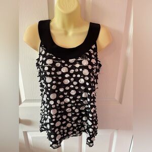 Cato Polka Dot sleeveless Tank Top